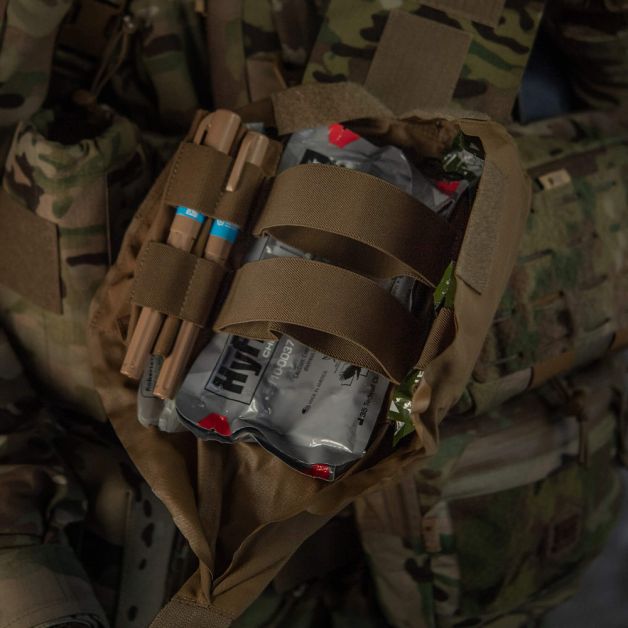 M-Tac подсумок медицинский вертикальный Large Gen.II Elite Multicam
