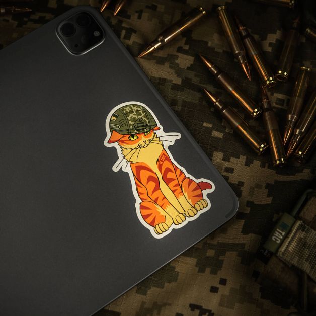 M-Tac наклейка Orange Cat