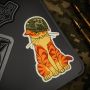 M-Tac наклейка Orange Cat