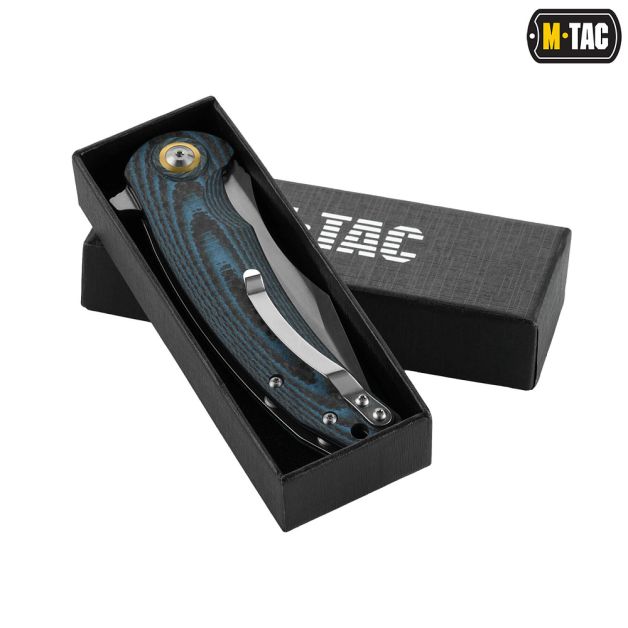 M-Tac нож складной Type 15 Carbon/Blue