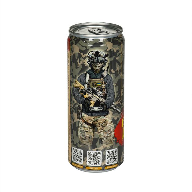 Military Black Coffee Company energy drink Вишня без сахара