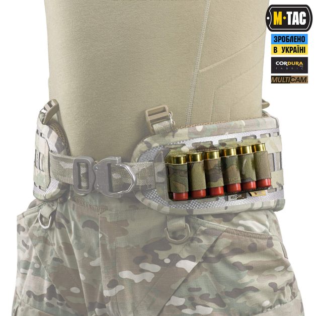 M-Tac подсумок для патронов 12 калибра горизонтальный Laser Cut Multicam