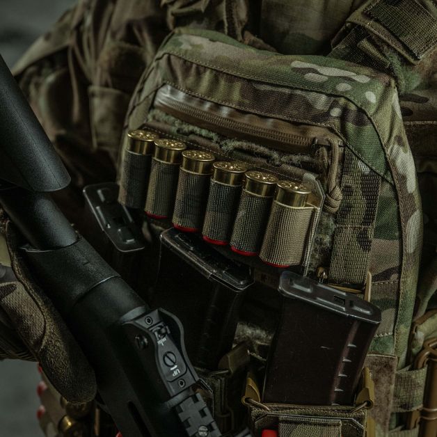 M-Tac подсумок для патронов 12 калибра горизонтальный Laser Cut Multicam