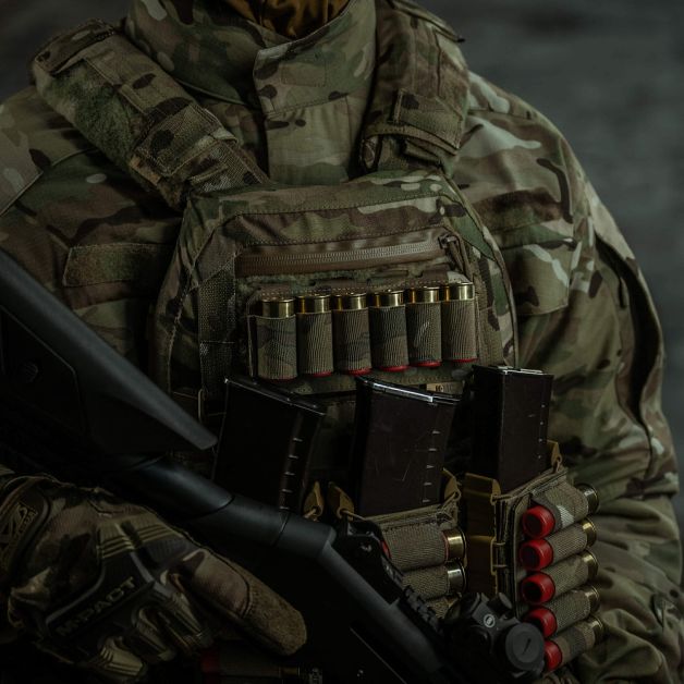 M-Tac подсумок для патронов 12 калибра горизонтальный Laser Cut Multicam