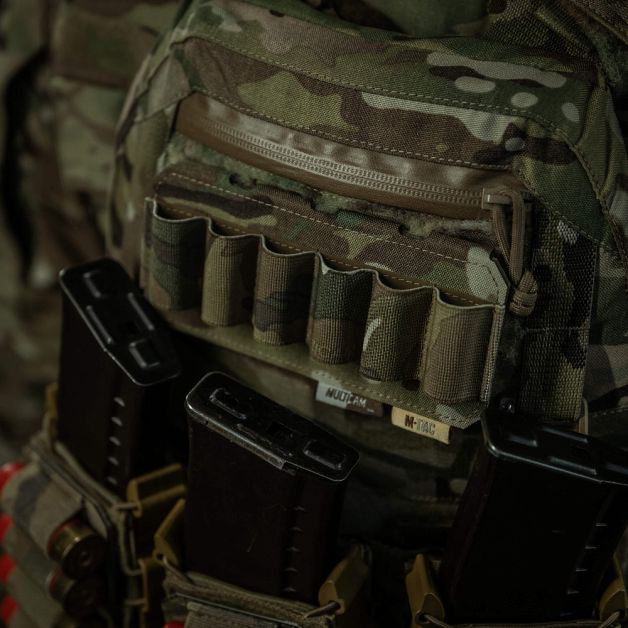 M-Tac подсумок для патронов 12 калибра горизонтальный Laser Cut Multicam