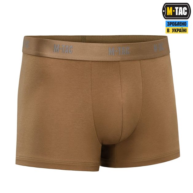M-Tac трусы Men Cotton Stretch Boxer Briefs Coyote Brown