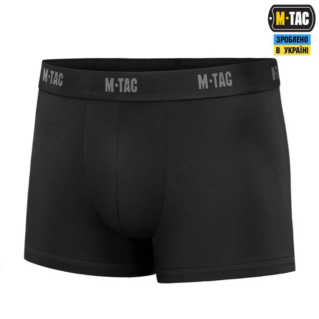 M-Tac трусы Men Cotton Stretch Boxer Briefs Black