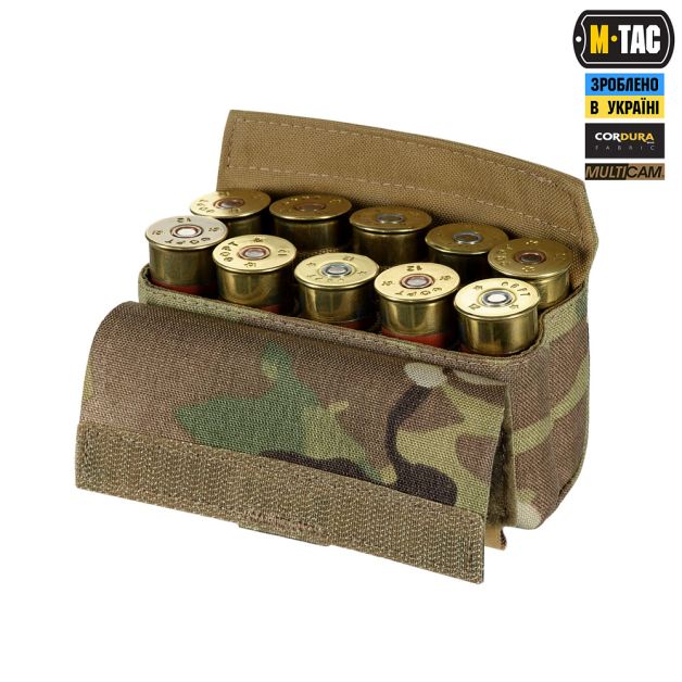 M-Tac подсумок под 12 калибр на 10 патронов Elite Multicam
