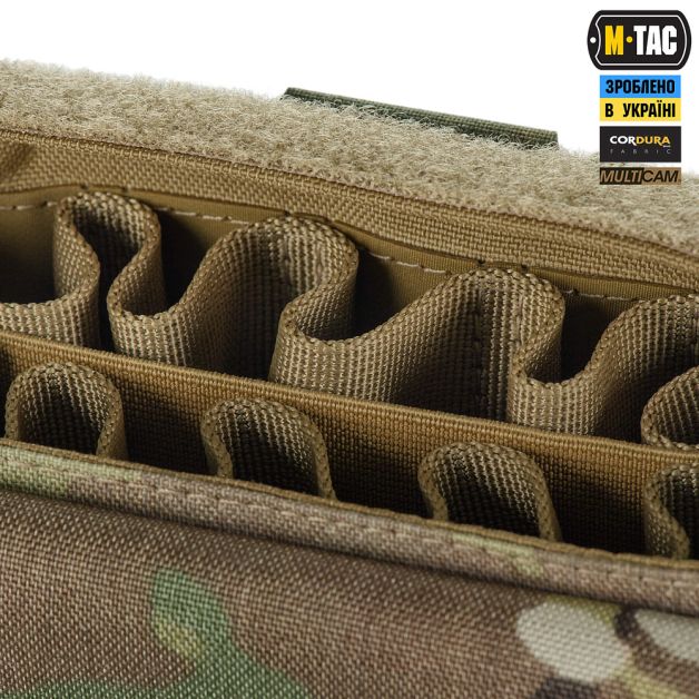 M-Tac подсумок под 12 калибр на 10 патронов Elite Multicam