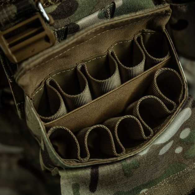 M-Tac подсумок под 12 калибр на 10 патронов Elite Multicam