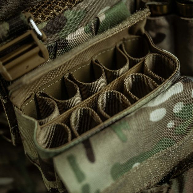 M-Tac подсумок под 12 калибр на 10 патронов Elite Multicam