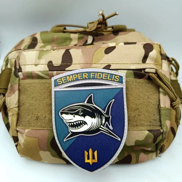 Шеврон ПВХ ЗСУ Semper Fidelis акула