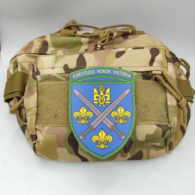 Шеврон ПВХ ЗСУ 155 ОМБр Fortitudo Honor Viktoria 2025