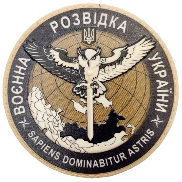 Шеврон ПВХ ВРУ сова койот об'ємний
