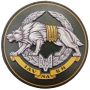 Шеврон ПВХ ССО Іду на ви Вовк об'ємний олива