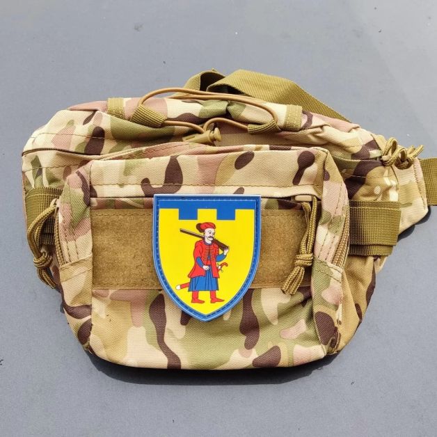 Шеврон ПВХ ТрО 110 бригади ЗСУ Запоріжжя