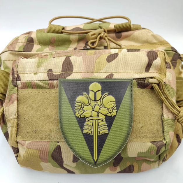 Нашивка ПВХ ЗСУ 17 окрема танкова бригада ОК Схід польовий об'ємни