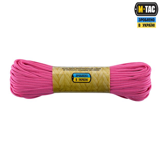 M-Tac паракорд 550 type III 30m Neon Pink