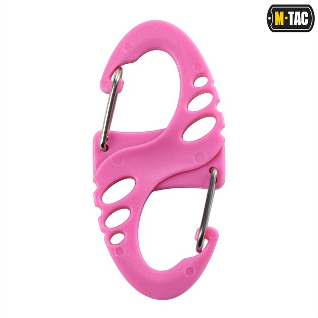 M-Tac карабин S-Hook пластиковый Pink