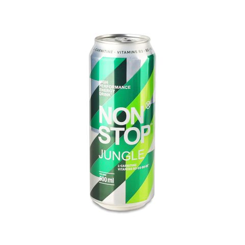 Non Stop Напій енергетичний Jungle Evolution Fresh безалкогольний сильногазований 0,5л