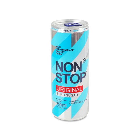 Non Stop Напій енергетичний Original безалкольний без цукру сильногазований 0,25л