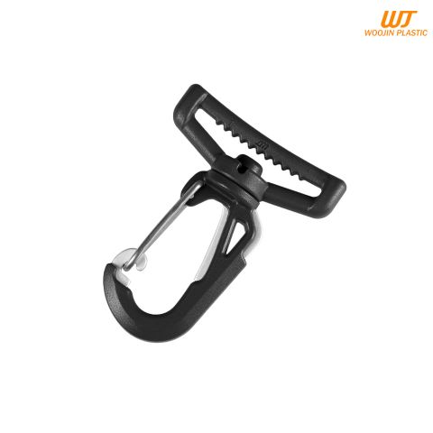 Woojin Plastic карабин Ultra Metal Hook 38mm Black