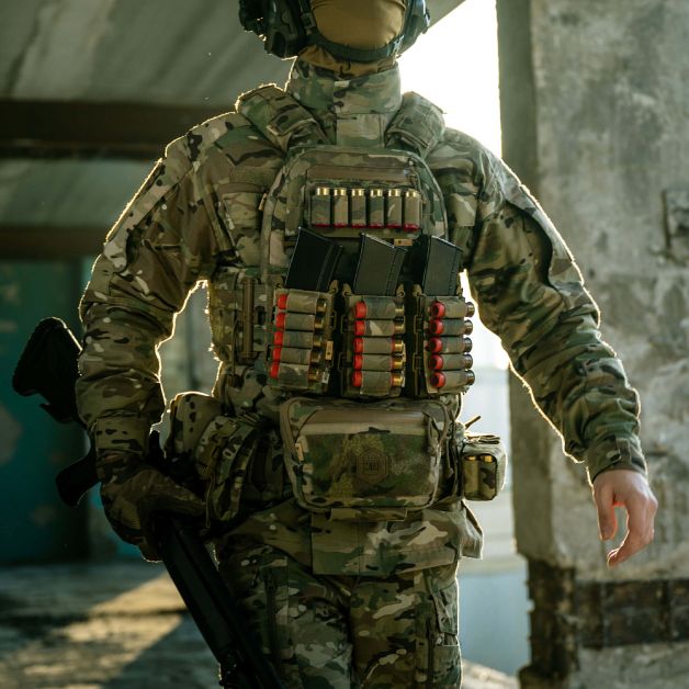 M-Tac подсумок для патронов 12 калибра Laser Cut Multicam