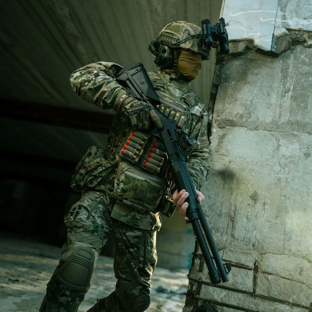 M-Tac патронташ на липучке для патронов 12 калибра Multicam