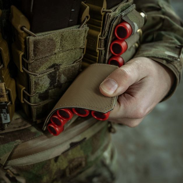 M-Tac патронташ на липучке для патронов 12 калибра Multicam