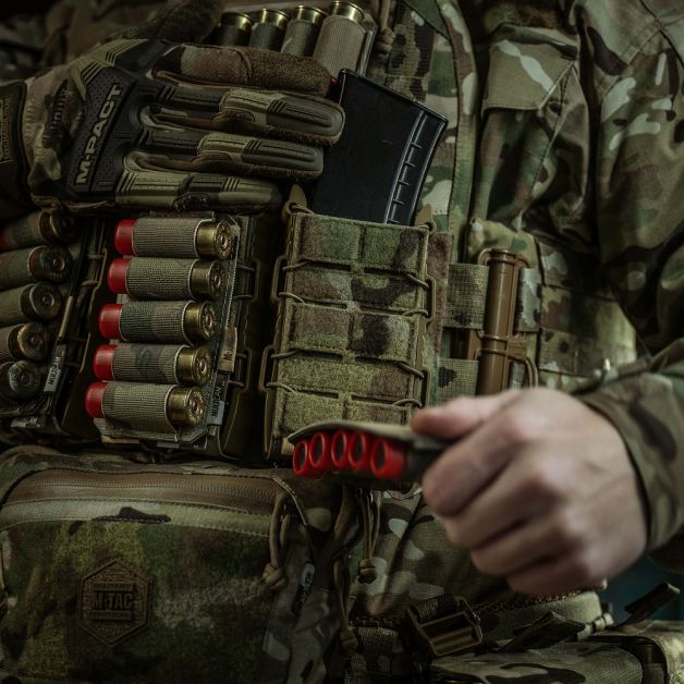 M-Tac патронташ на липучке для патронов 12 калибра Multicam
