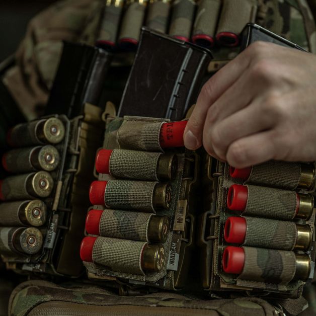 M-Tac патронташ на липучке для патронов 12 калибра Multicam