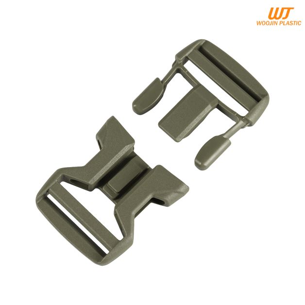 Woojin Plastic фастекс с замком Dual Double Lock Champion 38mm Olive