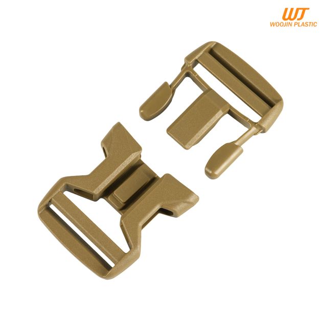 Woojin Plastic фастекс с замком Dual Double Lock Champion 38mm Coyote