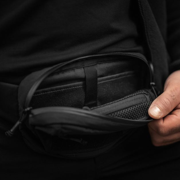 M-Tac сумка City Waist Bag з липучкою Lite-NR Elite Black