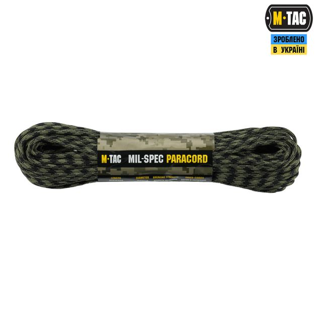 M-Tac паракорд 550 mil-spec 30m Black Forest