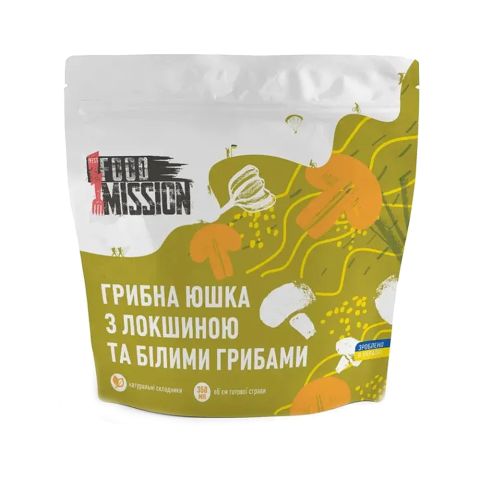 !FestFoodMission Грибная уха с лапшой и белыми грибами