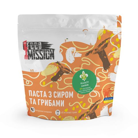 !FestFoodMission Паста с сыром и грибами