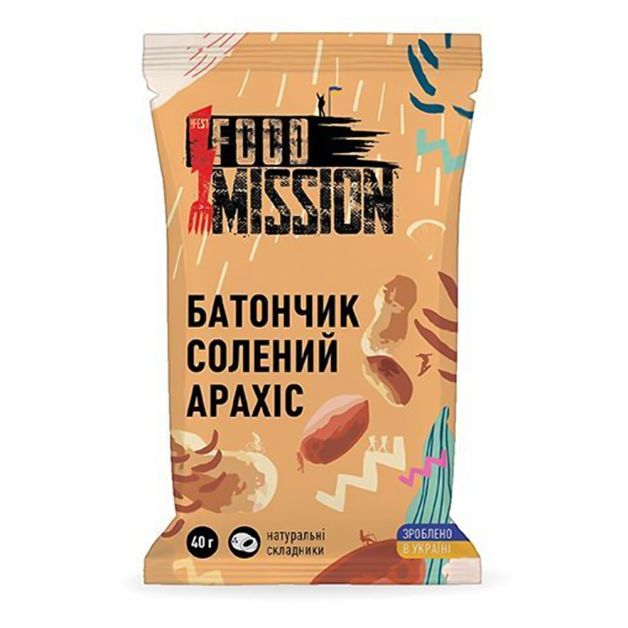 !FestFoodMission Батончик соленый арахис