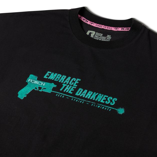 R3ICH футболка Embrace for darkness Black