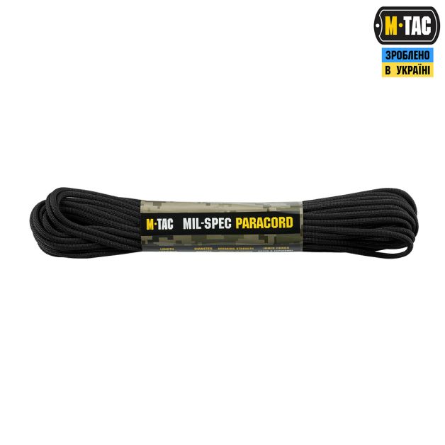 M-Tac паракорд 550 mil-spec 15m Black