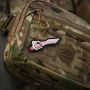 M-Tac нашивка Skeleton Knife PVC Pink