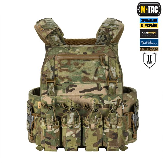 M-Tac плитоноска Cuirass Tiger Elite 2 класс защиты (размер плиты XL) Multicam