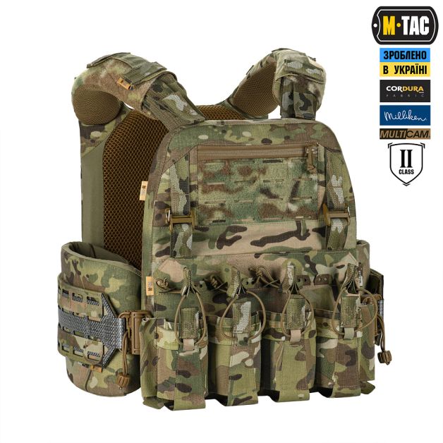 M-Tac плитоноска Cuirass Tiger Elite 2 класс защиты (размер плиты XL) Multicam