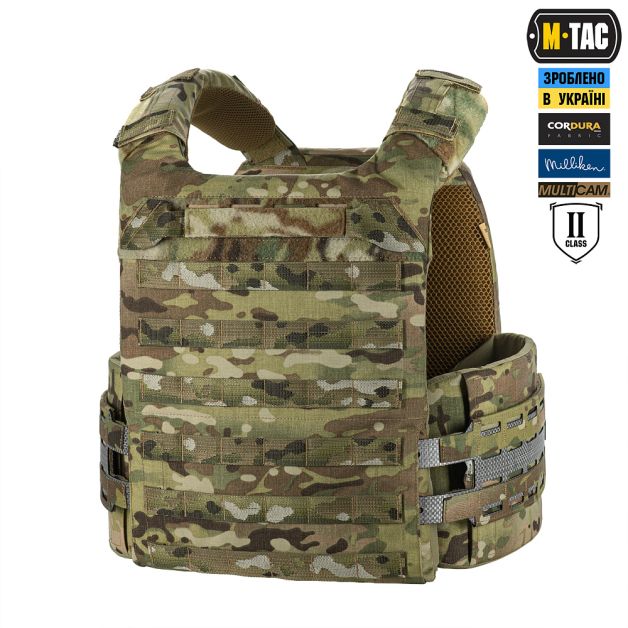 M-Tac плитоноска Cuirass Tiger Elite 2 класс защиты (размер плиты XL) Multicam