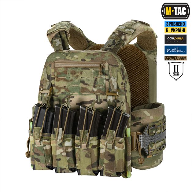 M-Tac плитоноска Cuirass Tiger Elite 2 класс защиты (размер плиты XL) Multicam
