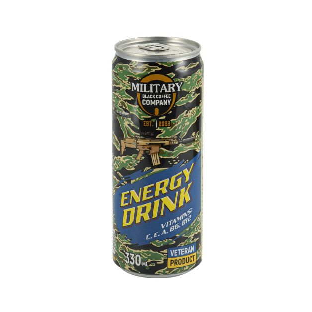 Military Black Coffee Company energy drink Яблоко