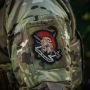 M-Tac нашивка шолом Vivere Est Militare (вишивка)