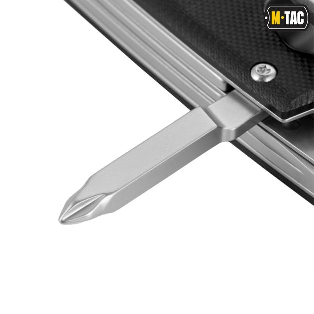 M-Tac нож складной Type 9 (6 инструментов) Black/Steel