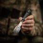 M-Tac столовый набор разъемный (3 элемента) Black/Steel