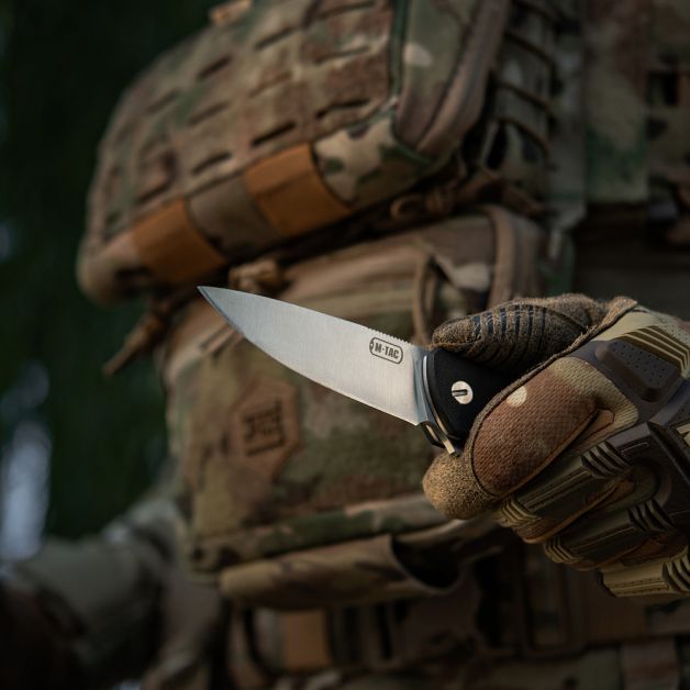 M-Tac нож складной Type 11 Black/Steel
